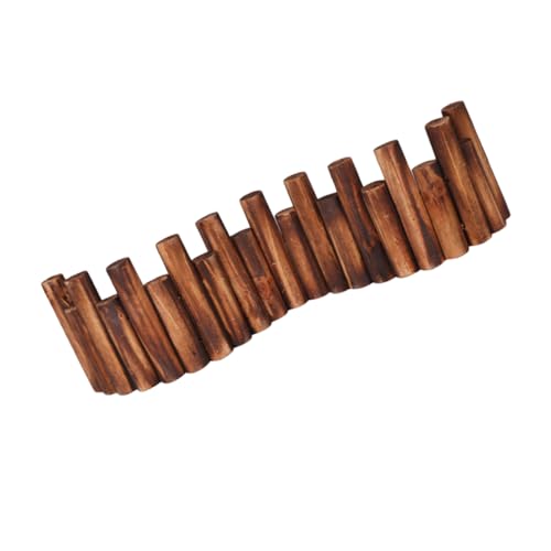 VICASKY Wooden Garden Fence - Bordo decorativo per spazi esterni, materiale riutilizzabile e sicuro per composizioni floreali fai da te e design, facile installazione con design a bastoncino