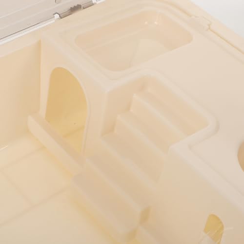 Cage pour hamster ventilée contre les odeurs habitat plastique sain - 4