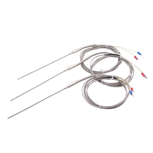 Termopar tipo K WRNK-191 blindado con sonda de 6x200mm y cable de 1m