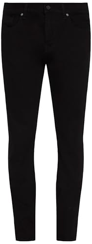 7 For All Mankind Men's Slimmy Rinse Black Jeans, 33 W