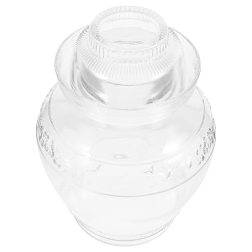 HOLIDYOYO Tarro De Pepinillos Transparente Para Fermentación De Cocina Tarro De Fermentación Multiusos Para Encurtir Verduras Para Hacer Kimchi