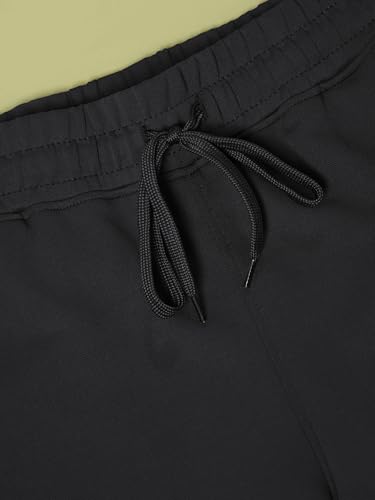 Image of TECHNOSPORT Men Mid Rise Solid Regular Fit Track Pant with Technodry, Antimicrobail for Gym, Workout, Sports and Regular Use