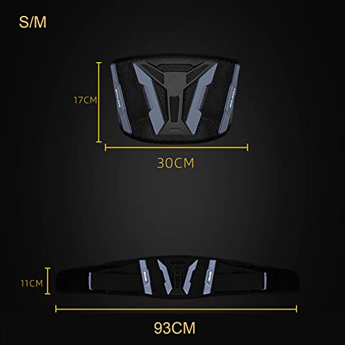 Whyunm26 Cycling Waist Protector Brace Anti-Fall Breathable Off-Road Riding Motorcycle Waist Kidney Support Belt Protective Gear,L/Xl(Length30-103Cm) #TOP5