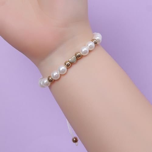 Image of First Day of Preschool Bracelet Back to School Gifts for Kindergarten / Preschool / School Gift Mama and Mini Adjustable Mother Daughter Bracelets as Supplies for Girls to Relieve Study Anxiety
