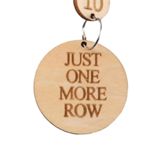 rockible Marcadores de ponto de tricô Marcadores de ponto de tricô de madeira multiuso para acessóri