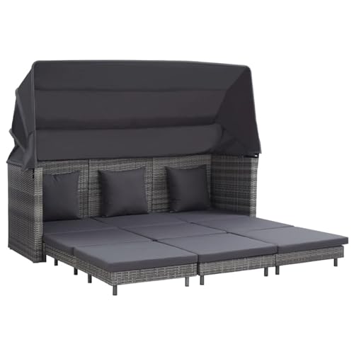 🛒【Divano Letto】Allora il nostro divano letto in polyrattan è la scelta ideale per voi.