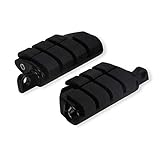 Compatibilità: adatto per modelli Harley con supporti maschili. Si adatta alla maggior parte dei modelli in posizione autostrada, passeggeri e pilota. Adatta per Harley Touring Road King Road Glide Street Glide Electra Glide Tri Glide Softail Sportster 883 1200.