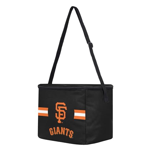 Image of FOCO MLB Officially Licensed Primary Logo Team Stripe 6 or 12 Pack Soft Insulated Game Day Baseball Lunch Tote Cooler