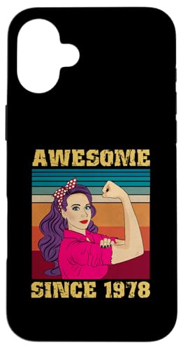 48�� ���� �a���� ���B���e�[�W �f���炵�� 1978�N�ȗ� �X�}�z�P�[�X iPhone 16 Plus �p