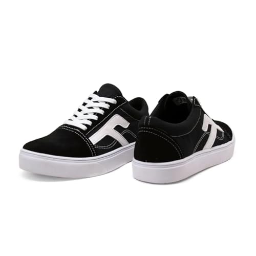 Tenis Skatista Old Skool Esportivo Academia Caminhada Casual (34, Preto)