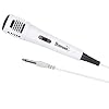 Mr Entertainer Karaoke Dynamic Wired Microphone. Perfect for use with all Karaoke Machines (White) #1