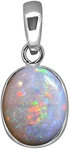 認定 天然オパール ペンダント ロケット 5.25 ラッティ / 4.52 カラット (オーストラリアンオパール) ブリリアントカッ