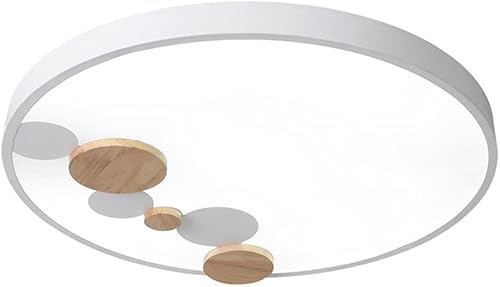 SHUANGZ Lámpara de techo LED moderna ultrafina de 15 pulgadas lámpara de iluminación circular de 3 colores cerca de lámparas de techo para