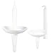 Concordia Supply Plastic Holder Candle Drip Protectors with 4.25