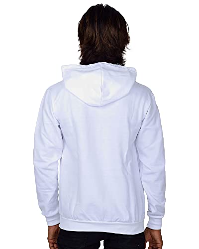 Image of Wearindia Unisex-Adult Cotton Hooded Sweatshirt (W New Dancemelo Hoodie White S)