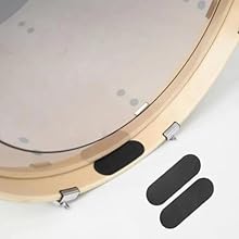 Protective Guard: Come with 2 pcs. This rubber hoop protector guards your bass drum rim from damage and excessive wear. Adhesive Backing: The guard features an adhesive backing for secure and easy installation on the bass drum hoop. Made from rubber ...