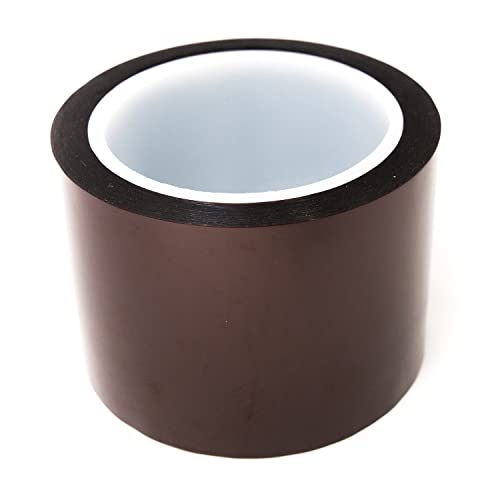 Image of Bertech High-Temperature Polyimide Masking Tape, 2 Mil Thick, 100 mm x 36 Yards - UL Recognized