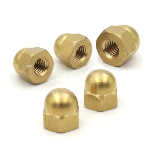 1�`25�� �J�o�[���~�G�C�R�[���i�b�g M3 M4 M5 M6 M8 M10 M12 M14 M16 M18 M20 DIN1587 �����h�[���w�b�h�ی�^�J�L���b�v�i�b�g(M3 (25pcs))