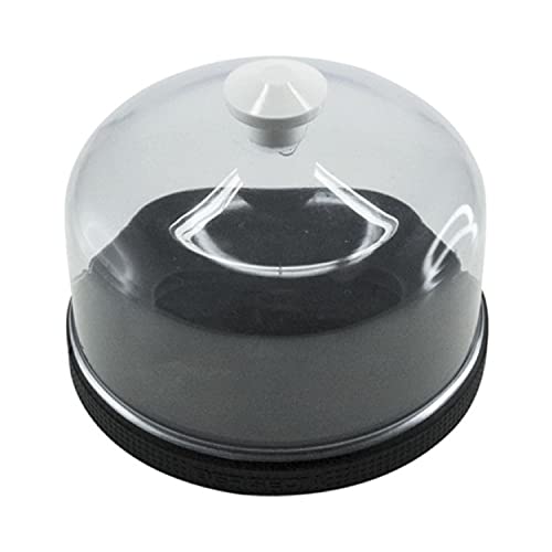 BERGEON Cloche anti-poussière 30097-EC avec coussin de montage réversible pour le rangement de pièces de rechange ou de petites pièces Cover