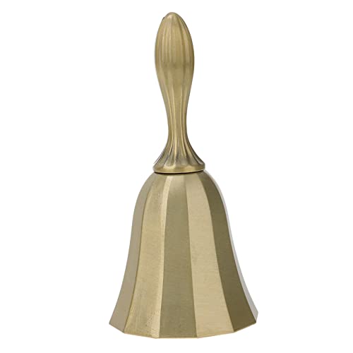 HOMSFOU Campana De Mesa De Aleación Para Bar Restaurante Campana De Recepción De Restaurante Vintage Para Recepción Adorno Artesanal Hogar