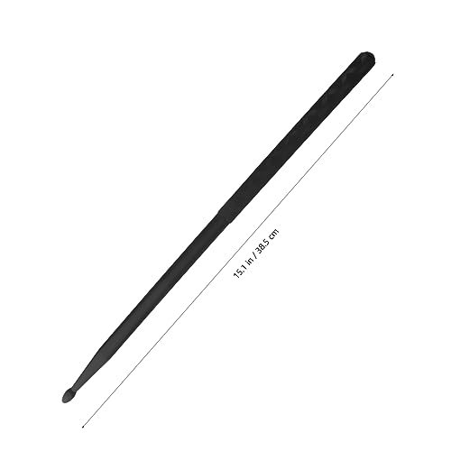 Par de baquetas antideslizantes de nailon negro miniatura 4