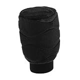IMIKEYA Plüsch Schaltknauf Überzieher für Automatik und Schaltgetriebe Rutschfestes Winter Gear Shift Cover Inkl Handbrems Schalthebelhülle Warme Auto Innenraum Ausstattung Schwarz