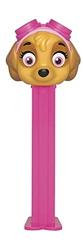 Pez Paw Patrol - Dispensador de caramelos Skye Pez | Dispensador de caramelos Pez con recambios de caramelos, recuerdo de fiesta de Paw Patrol, bolsas de agarre