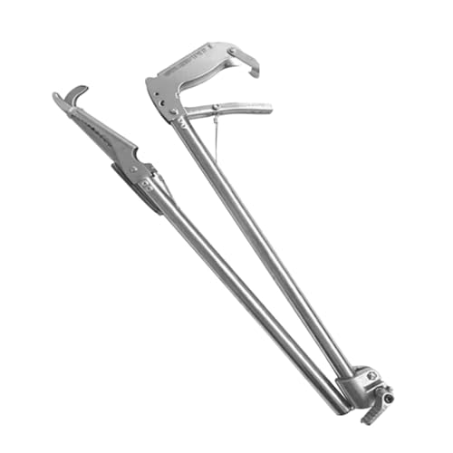 BESPORTBLE Stainless Steel Slip Crab Tong with Scissor Design EEL Clip for Seafood Lightweight and Portable Kitchen Tool for Lobster and Crab Handling