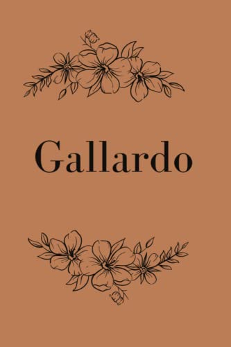 Cuadernos con apellido Gallardo (Spanish Edition)