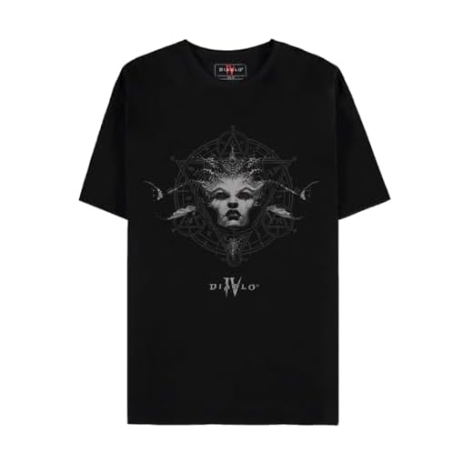 Diablo IV - Queen of The Damned Herren Männer Jungen Kurzarm T-Shirt