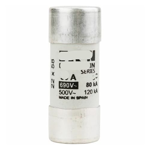 Fusible 22x58 cartouche cylindrique gG pour tableau électrique 500V