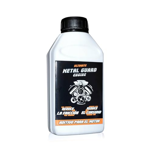 Metal Guard Engine, Aditivo para Motor 500ml, Reduce Fricción y Consumo, Protección contra Daños y Corrosión