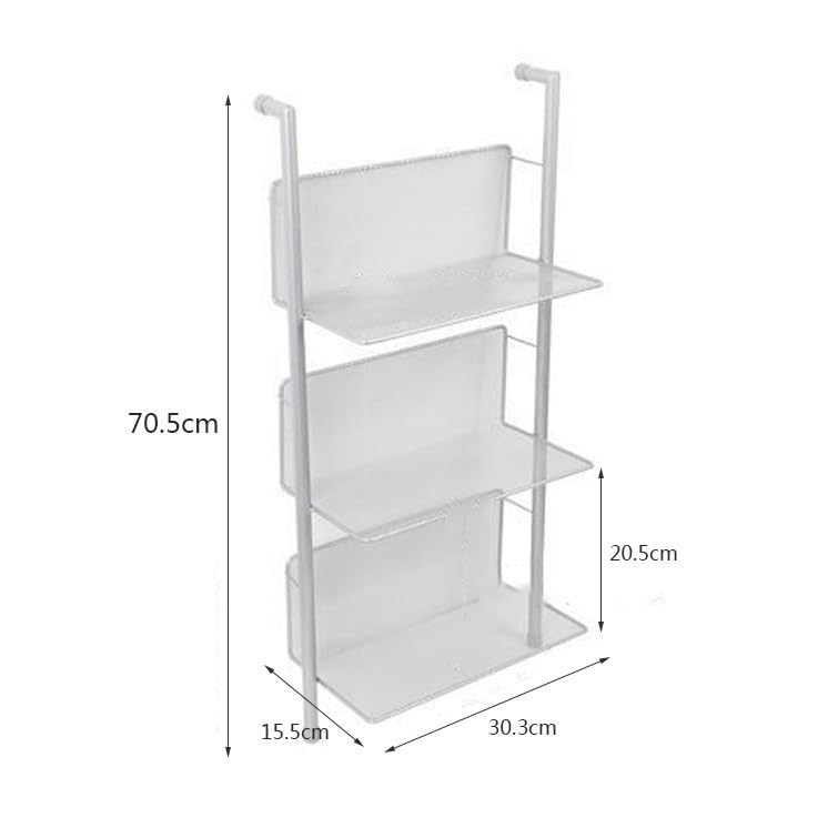 Custodia per CD Scaffale for dischi in vinile, scaffale for libri in metallo da pavimento a 3/6 livelli, portadocumenti montato a parete, espositore for giornali e riviste Portadischi(Piccolo)