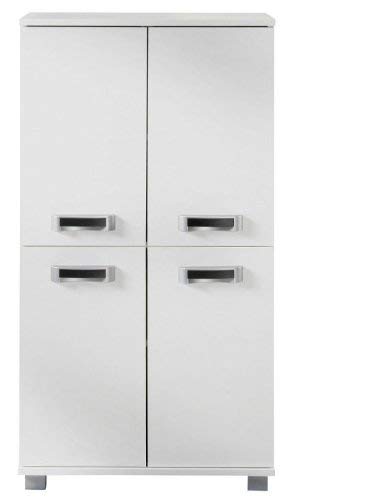 Schildmeyer Highboard Fanes fürs Bad 60 x 117,5 x 32,5 cm in weißem Holzdekor - 119726 - 119726 Schildmeyer Highboard Fanes fürs Bad 60 x 117,5 x 32,5 cm in weißem Holzdekor - 119726