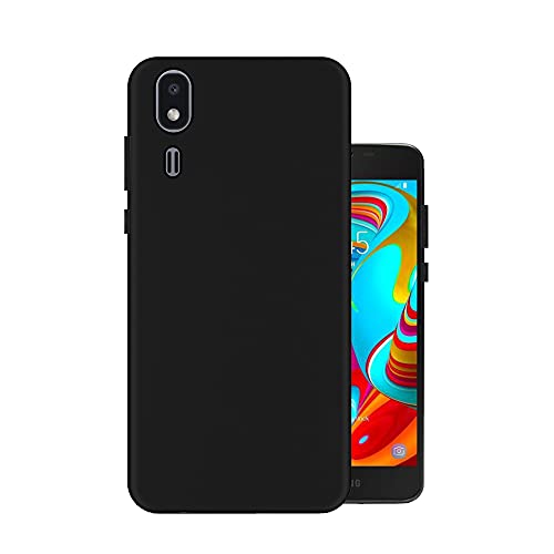 HELLO ZONE Rubber Exclusive Matte Finish Soft Back Case Cover for Samsung Galaxy A2 Core (Black) HELLO ZONE Rubber Exclusive Matte Finish Soft Back Case Cover for Samsung Galaxy A2 Core (Black)