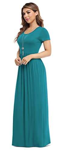Image of VIISHOW Women's Long Sleeve Loose Plain Maxi Dresses Casual Long Dresses with Pockets