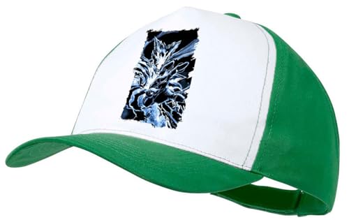 MERCHANDMANIA Gorra Verde Cosmos garou One Punch Man Lucha Combate peleas Color Cap