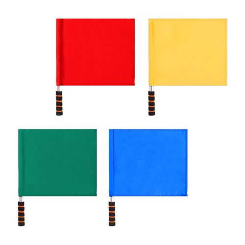 RNXRZANK 4Pcs Flags, Signal Flags Portable Fair Game Flag Sports Field