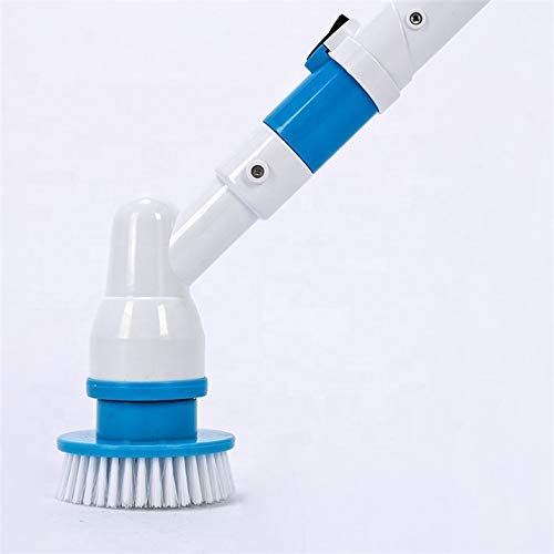 ARTH-ENTERPRISES GHANU ABS Plastic Electric Spinning Scrubber Machine Floor Cleaning Bathroom Tiles Cleaner Tool with 3 Replaceable Brushes and Long Extension Handle (Large Size, White and Blue) (B08HDMQMJZ) Amazon Price History, Amazon Price Tracker