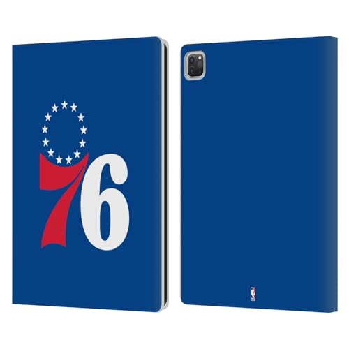 Housse iPad Pro 12.9 NBA Philadelphia 76ers étui cuir bleu convertible