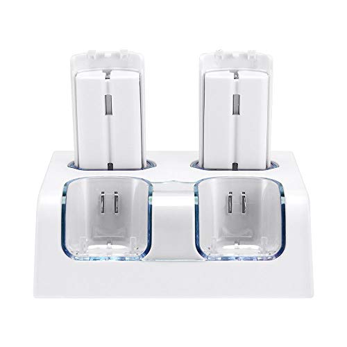 Charging Station for WII Remote, Lavuky WD02 Wii Remote Charger Dock with 2800mAh