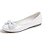 White Patent Tri-bow
