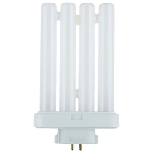 Sunlite 40530 FML27/30K/2PK Quad Tube Plug-in Compact Fluorescent Lamp, FML 4-Pin, 27 Watts, 1500 Lumens, 3000K Warm White, 4-Pin (GX10q4) Base, 120 Volts, 2 Pack
