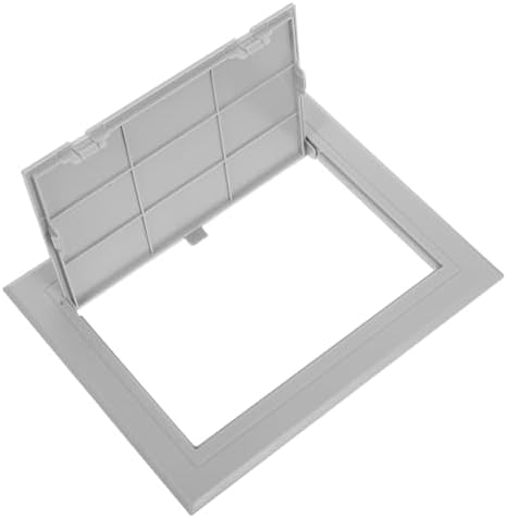 NUOBESTY PVC erişim kapağı, alçıpan duvarları için, bakım kapısı, dekoratif tasarım, banyoda sıhhi tesisat ve elektrik tesisatı için toz geçirmez kapak - Görsel 1