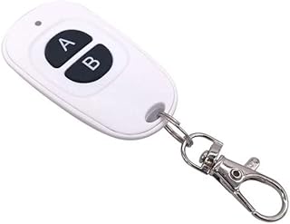 White Wireless Remote Control Switch 1/2/3/4Key Garage Door EV1527 Learning Code DC6V Universal Auto Car Alarm System 433MHz - (Color: AB)