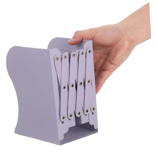 Présentoir de bureau rétractable métal range-revues trieur de documents ajustable