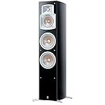 Yamaha NS-555 Floorstanding Speaker with 3-Way, 4-Speaker Bass Reflex System, Black (Each)