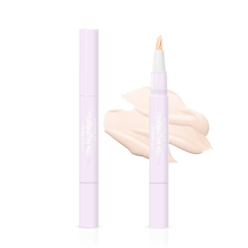 VIOLA HOUSE Highlighter-Stift, matt, zum Aufhellen des Gesichts, verwendbar als Highlighter, Lidschatten oder Concealer zum Verblenden, Definieren oder Aufhellen der Augen (Haut)