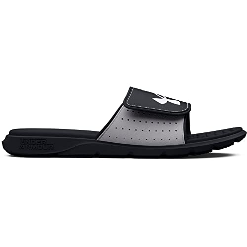 Under Armour Men's Ignite Pro Slide, (003) Black/White/Black, 18, US — view 4