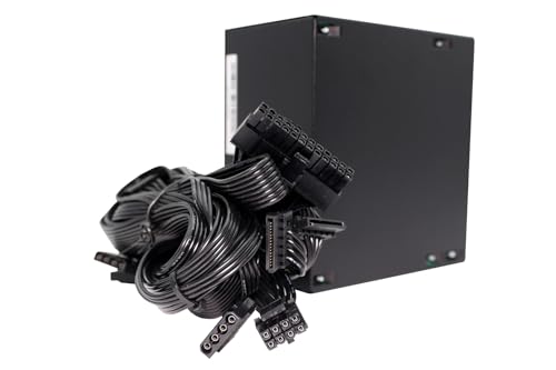 XP750R6.2 ATX 750W PC Alimentatore di rete, certificazione 80+, gaming, non modulare, 1 x 20+4PIN, 1 x CPU 4+4PIN, 1 x CPU 8PIN, 2 x PCI-E 6+2PIN, 3 x HDD, 5 x SATA, ventola silenziosa da 120 - Alimentatore - Immagine 3